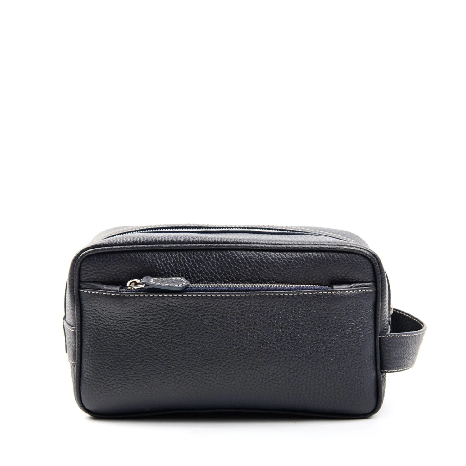 E.Marinella Beauty Case|BEAUTY CASE DA UOMO BLU In pelle martellata