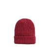 E.Marinella Cappelli|BERRETTO A COSTE BORDEAUX In cashmere