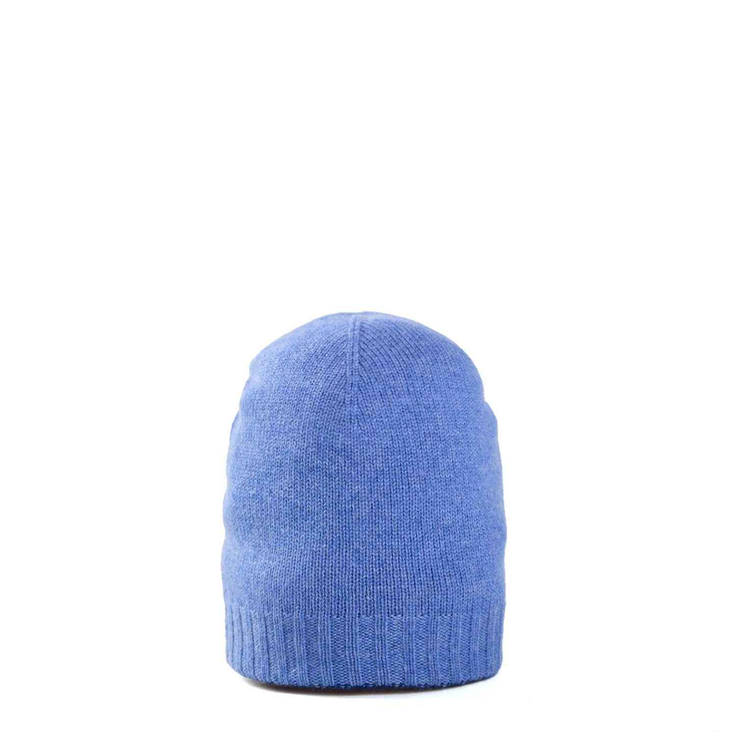E.Marinella Cappelli|BERRETTO BICOLORE AZZURRO POLVERE E BLU In cashmere
