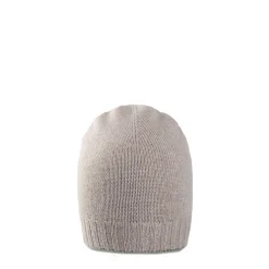 E.Marinella Cappelli|BERRETTO BICOLORE BEIGE E VERDE In cashmere