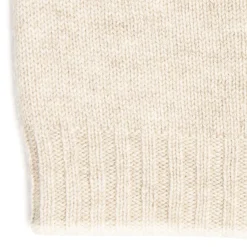 E.Marinella Cappelli|BERRETTO BICOLORE BIANCO E BEIGE In cashmere