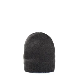 E.Marinella Cappelli|BERRETTO BICOLORE GRIGIO E AZZURRO POLVERE In cashmere