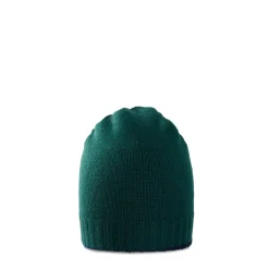 E.Marinella Cappelli|BERRETTO BICOLORE VERDE SCURO E BLU In cashmere