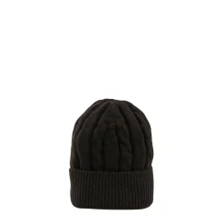 E.Marinella Cappelli|BERRETTO NERO A trecce in cashmere