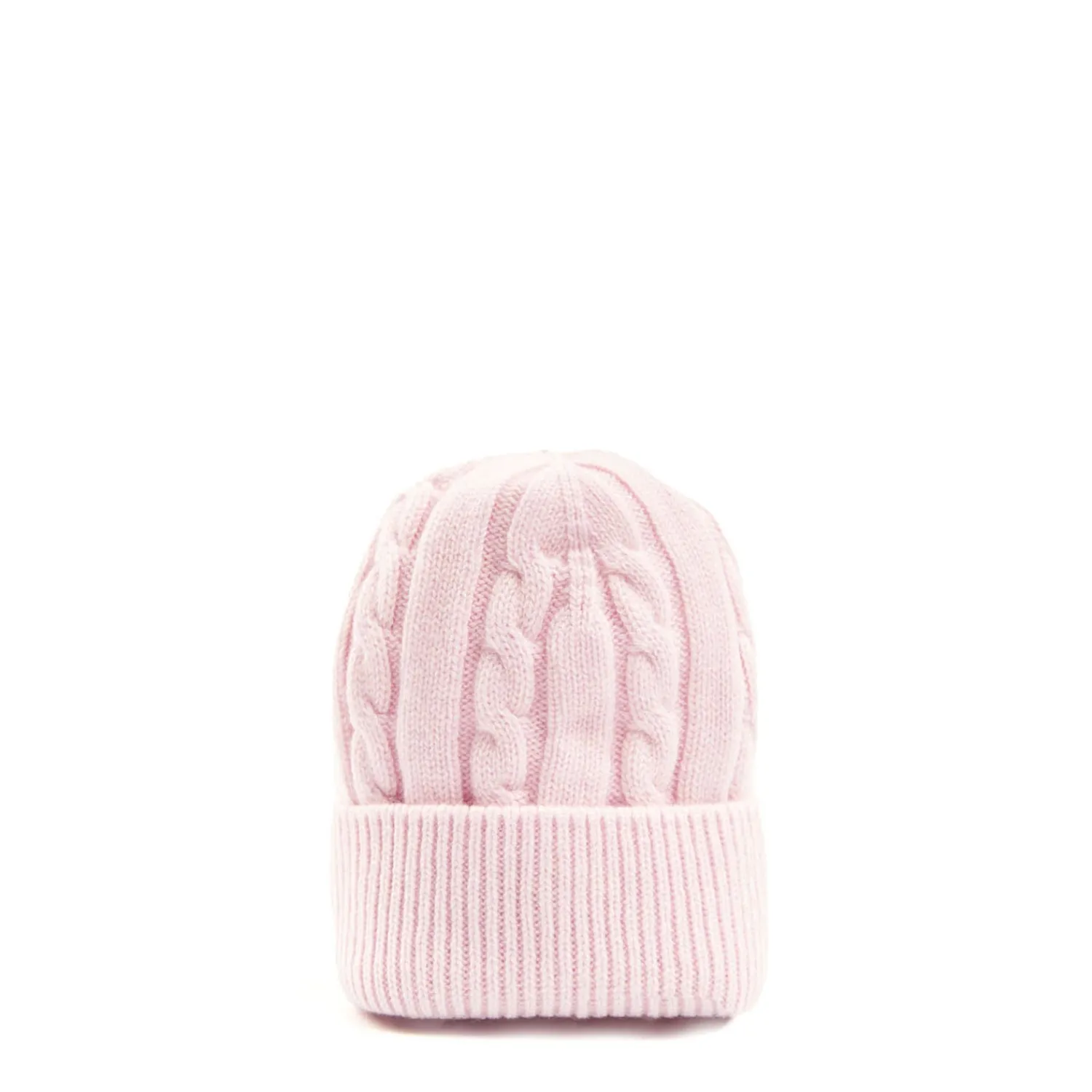 E.Marinella Cappelli|BERRETTO ROSA A trecce in cashmere
