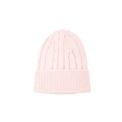 E.Marinella Cappelli|BERRETTO ROSA A trecce in cashmere