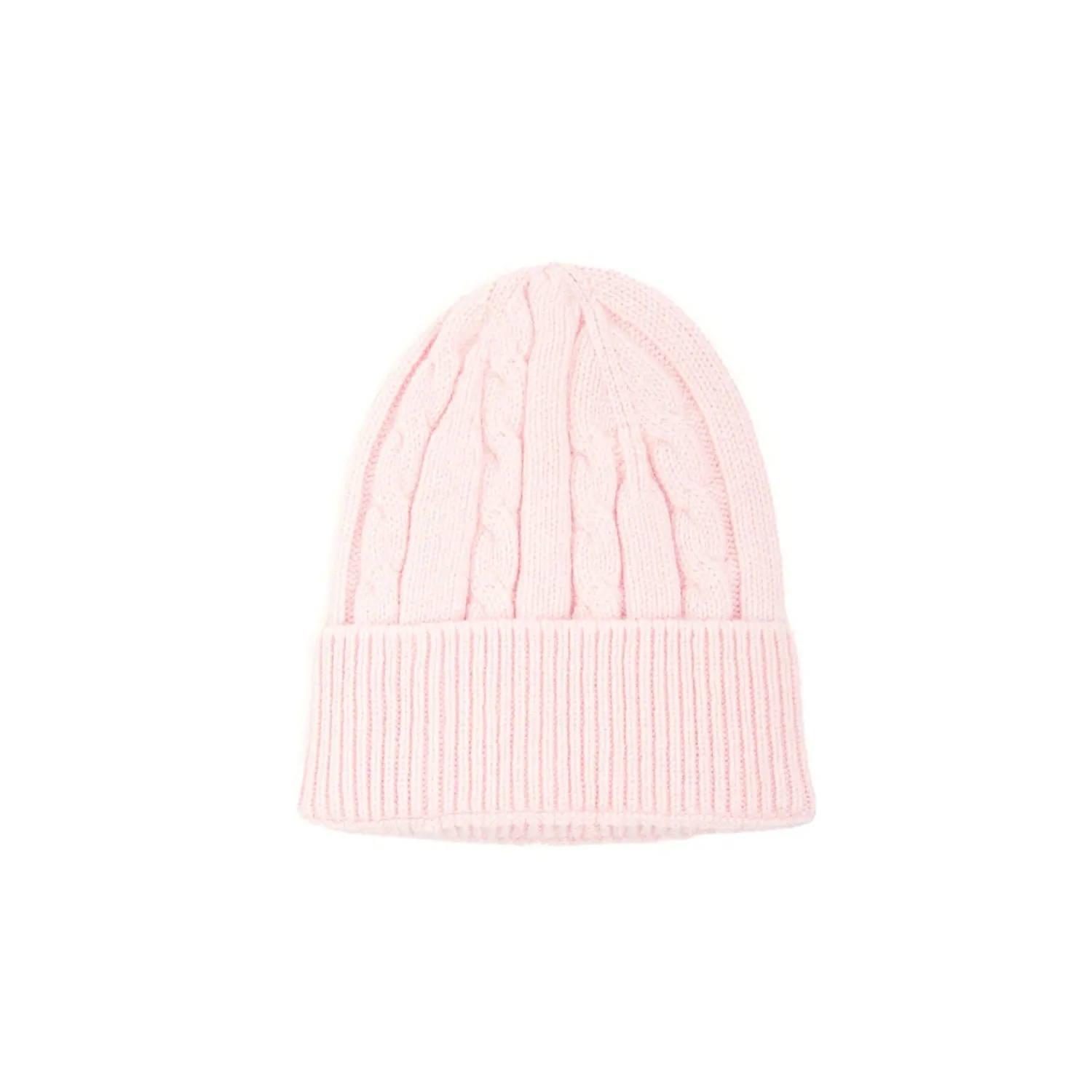 E.Marinella Cappelli|BERRETTO ROSA A trecce in cashmere