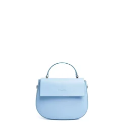 E.Marinella Mini Bag|BORSA CLEO AZZURRA In pelle liscia