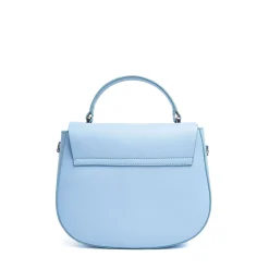E.Marinella Mini Bag|BORSA CLEO AZZURRA In pelle liscia