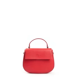 E.Marinella Mini Bag|BORSA CLEO ROSSA In pelle liscia