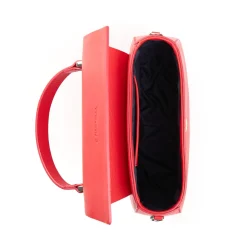 E.Marinella Mini Bag|BORSA CLEO ROSSA In pelle liscia