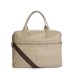 E.Marinella Borse Da Viaggio E Trolley|BORSA DA VIAGGIO BEIGE In pelle martellata