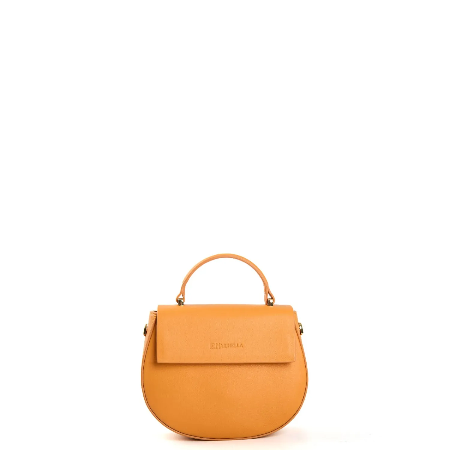 E.Marinella Mini Bag|BORSA MINI CLEO ARANCIONE In pelle liscia