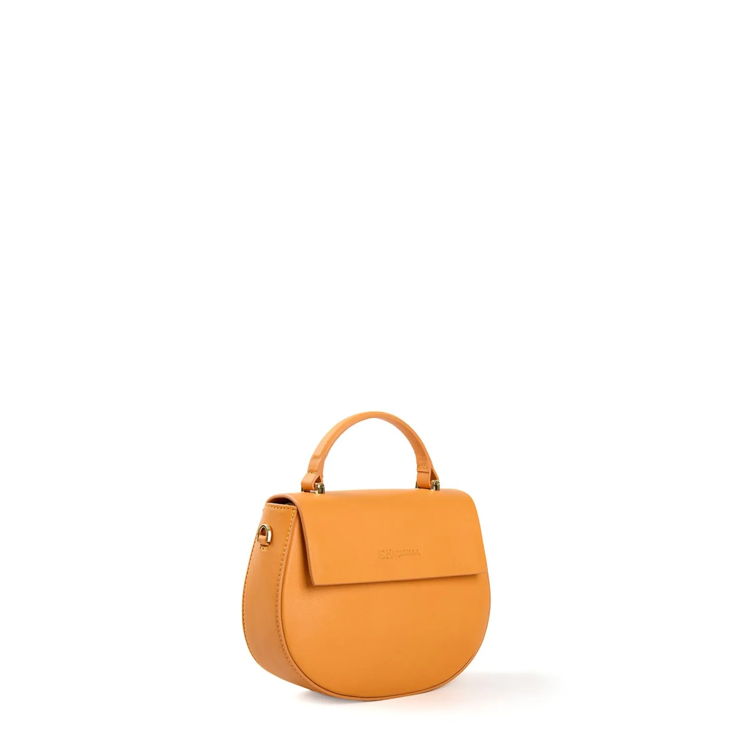 E.Marinella Mini Bag|BORSA MINI CLEO ARANCIONE In pelle liscia