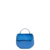 E.Marinella Mini Bag|BORSA MINI CLEO BLUETTE In camoscio e cavallino