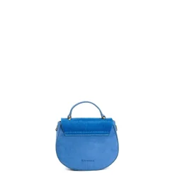 E.Marinella Mini Bag|BORSA MINI CLEO BLUETTE In camoscio e cavallino