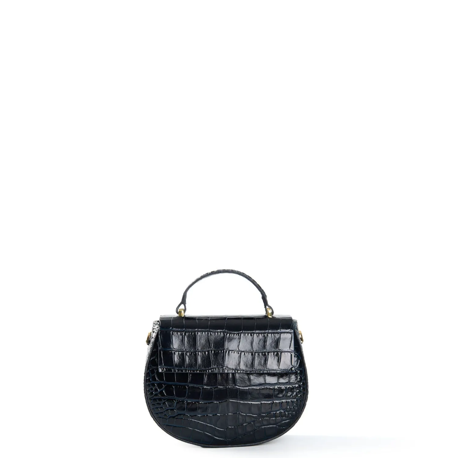 E.Marinella Mini Bag|BORSA MINI CLEO BLU Stampa coccodrillo