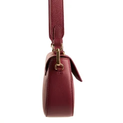 E.Marinella Mini Bag|BORSA MINI CLEO BORDEAUX In pelle liscia