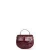 E.Marinella Mini Bag|BORSA MINI CLEO BORDEUAUX Stampa coccodrillo