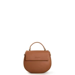 E.Marinella Mini Bag|BORSA MINI CLEO CUOIO In pelle liscia