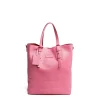 E.Marinella Tote Bag|BORSA ROSA In pelle sfoderata