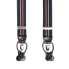E.Marinella Bretelle|BRETELLE EM BLU E BORDEAUX A righe