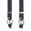 E.Marinella Bretelle|BRETELLE EM BLU Micro pois bianco