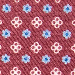 E.Marinella Bretelle|BRETELLE EM BORDEAUX Microfantasia fiore