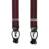 E.Marinella Bretelle|BRETELLE EM BORDEAUX Rigate