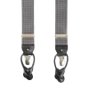 E.Marinella Bretelle|BRETELLE EM GRIGIE Micro pois bianco