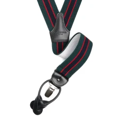 E.Marinella Bretelle|BRETELLE EM VERDE E BLU SCURO Rigata