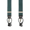 E.Marinella Bretelle|BRETELLE EM VERDE SCURO Micro pois bianco