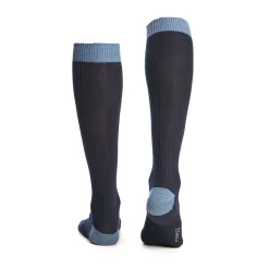 E.Marinella Calzini|CALZE LUNGHE BICOLORE BLU E AZZURRE Tinta unita