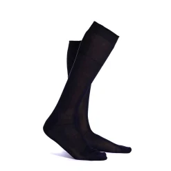 E.Marinella Accessori Per Gli Invitati|Accessori Per Lo Sposo|CALZINO LUNGO BLU SCURO In filo di scozia