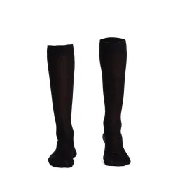 E.Marinella Accessori Per Lo Sposo|Accessori Per Il Padre Degli Sposi|CALZINO LUNGO NERO In filo di scozia