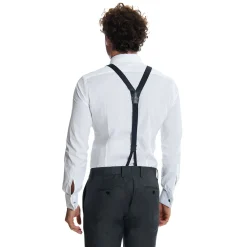 E.Marinella Accessori Per Lo Sposo|Accessori Per Gli Invitati|CAMICIA CERIMONIA POLSO GEMELLI SLIM In cotone super popeline
