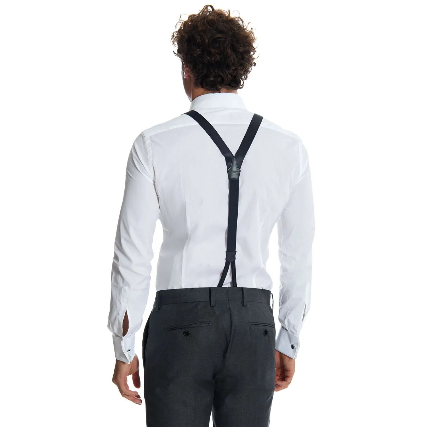 E.Marinella Accessori Per Lo Sposo|Accessori Per Gli Invitati|CAMICIA CERIMONIA POLSO GEMELLI SLIM In cotone super popeline