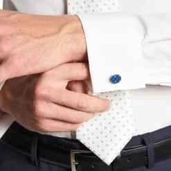 E.Marinella Accessori Per Lo Sposo|Accessori Per Gli Invitati|CAMICIA CERIMONIA POLSO GEMELLI SLIM In cotone super popeline