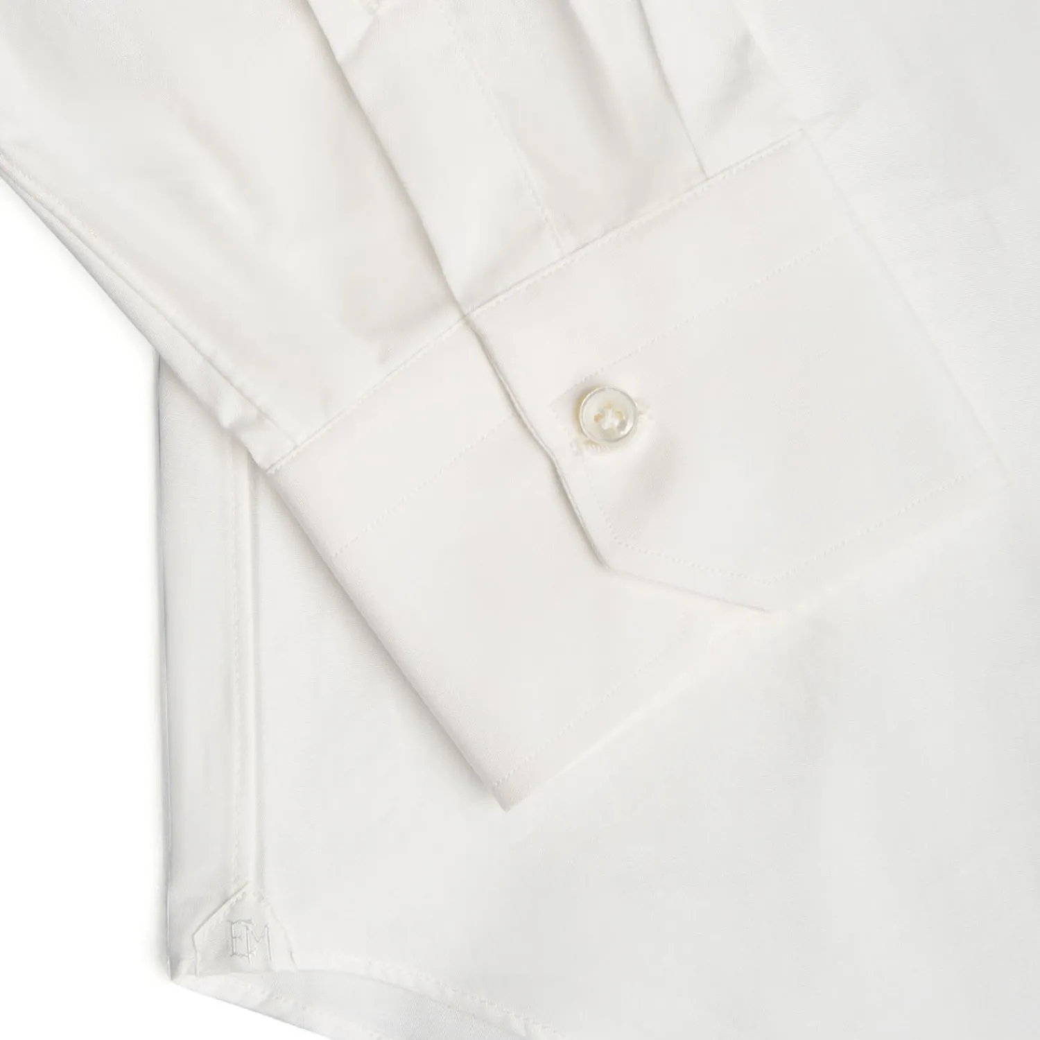 E.Marinella Accessori Per Il Padre Degli Sposi|Accessori Per I Testimoni|CAMICIA CLASSICA BIANCA REGULAR In cotone popeline
