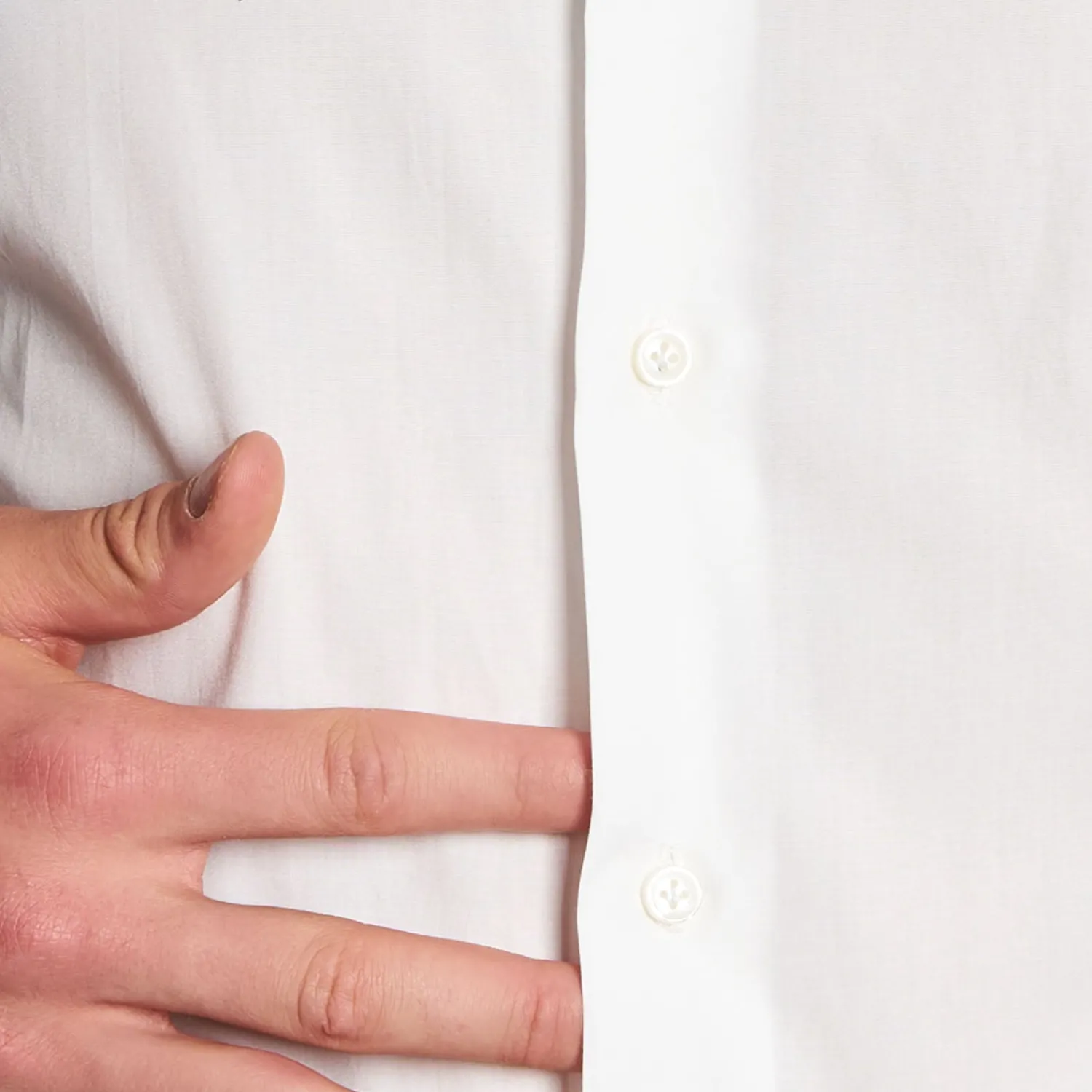 E.Marinella Accessori Per Il Padre Degli Sposi|Accessori Per I Testimoni|CAMICIA CLASSICA BIANCA SLIM In cotone popeline