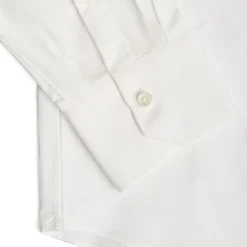 E.Marinella Accessori Per Il Padre Degli Sposi|Accessori Per I Testimoni|CAMICIA CLASSICA BIANCA SLIM In cotone popeline