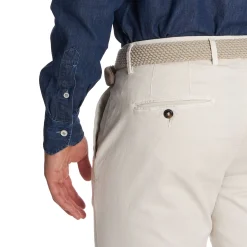E.Marinella Camicie In Cotone|CAMICIA DI JEANS Blu