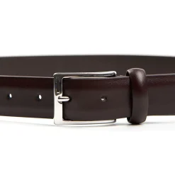 E.Marinella Cinture|CINTURA CLASSICA COLOR TESTA MORO In pelle 30 mm