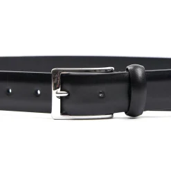 E.Marinella Cinture|Accessori Per Lo Sposo|CINTURA CLASSICA NERA In pelle 30 mm