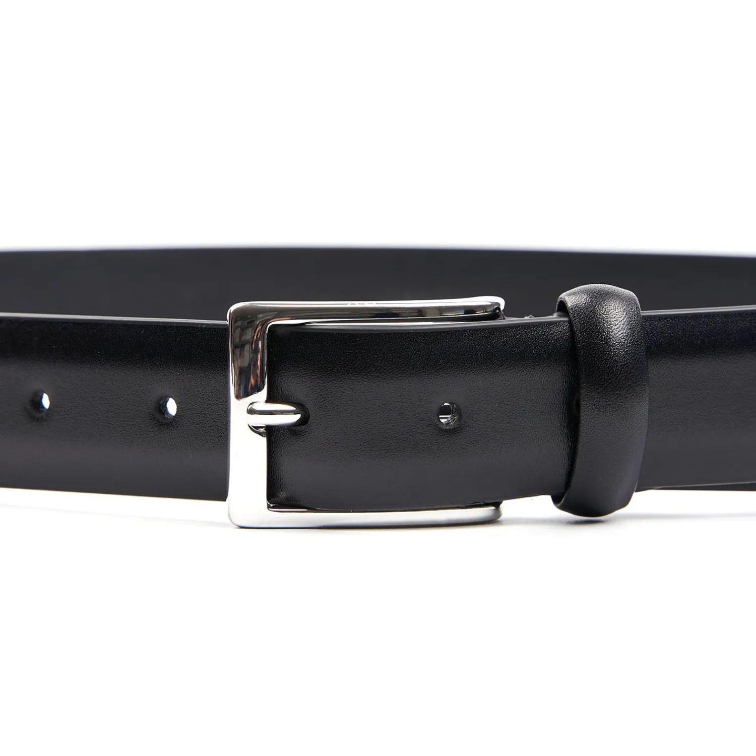 E.Marinella Cinture|Accessori Per Lo Sposo|CINTURA CLASSICA NERA In pelle 30 mm