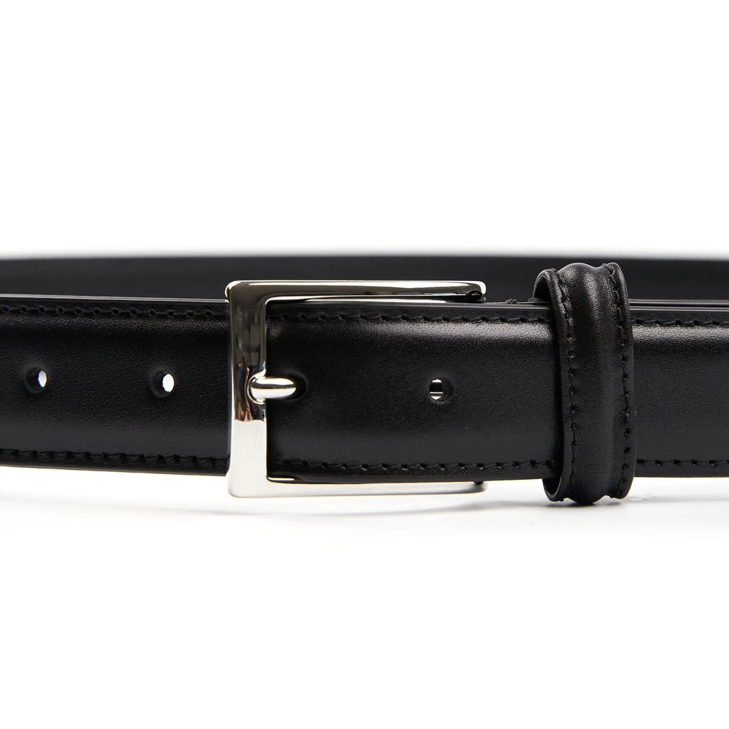 E.Marinella Cinture|Accessori Per Gli Invitati|CINTURA CLASSICA NERA In pelle 30 mm