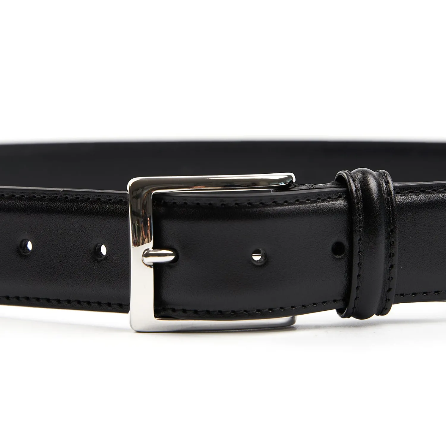 E.Marinella Cinture|Accessori Per Gli Invitati|CINTURA CLASSICA NERA In pelle 35 mm
