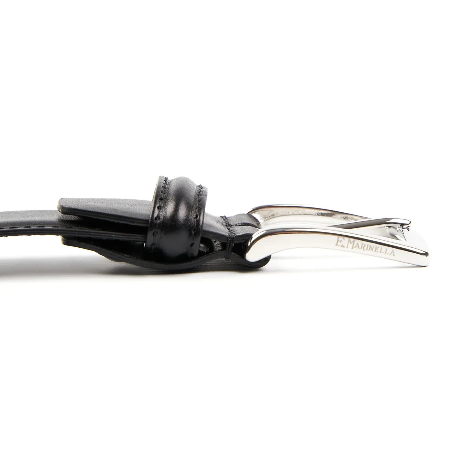 E.Marinella Cinture|Accessori Per Gli Invitati|CINTURA CLASSICA NERA In pelle 35 mm