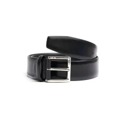 E.Marinella Cinture|Accessori Per Lo Sposo|CINTURA CLASSICA NERA In pelle 35 mm