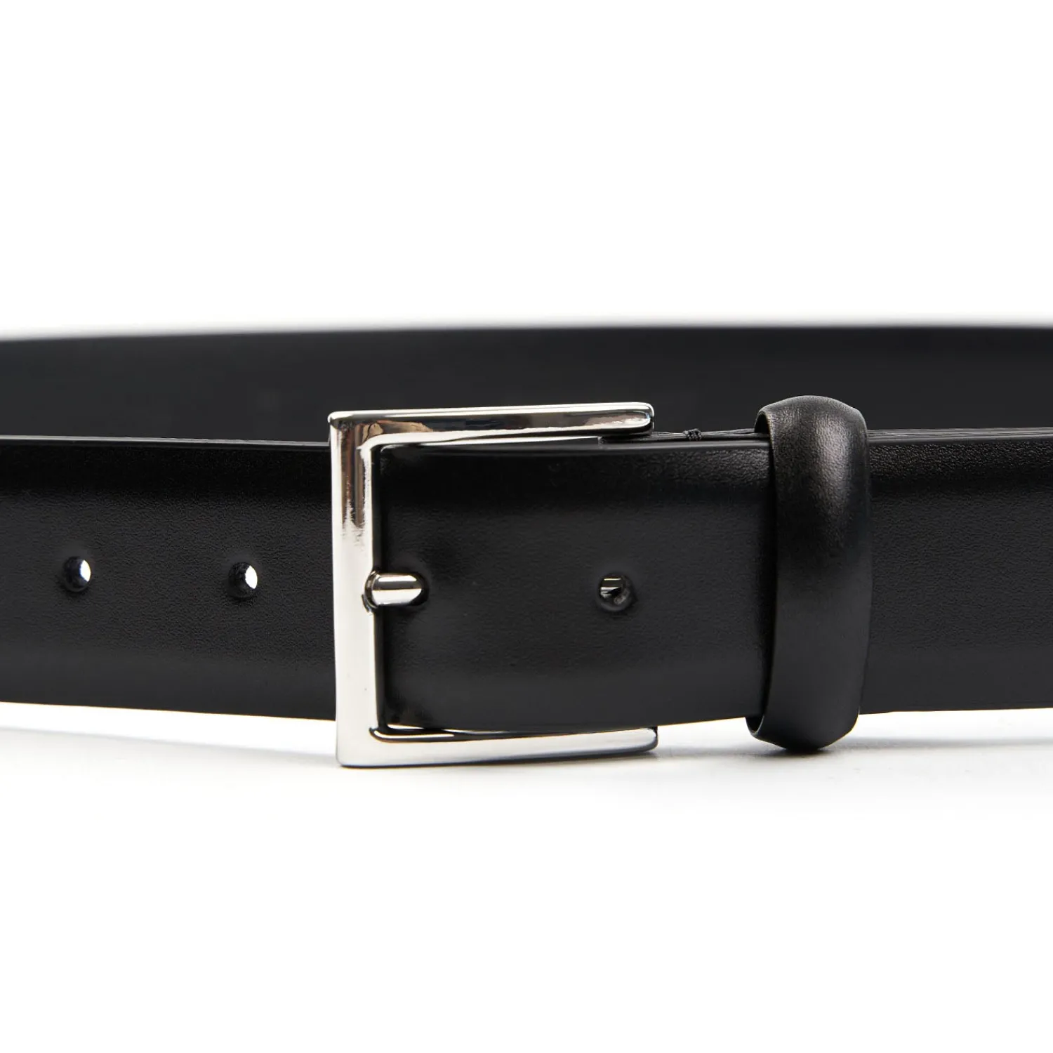 E.Marinella Cinture|Accessori Per Lo Sposo|CINTURA CLASSICA NERA In pelle 35 mm